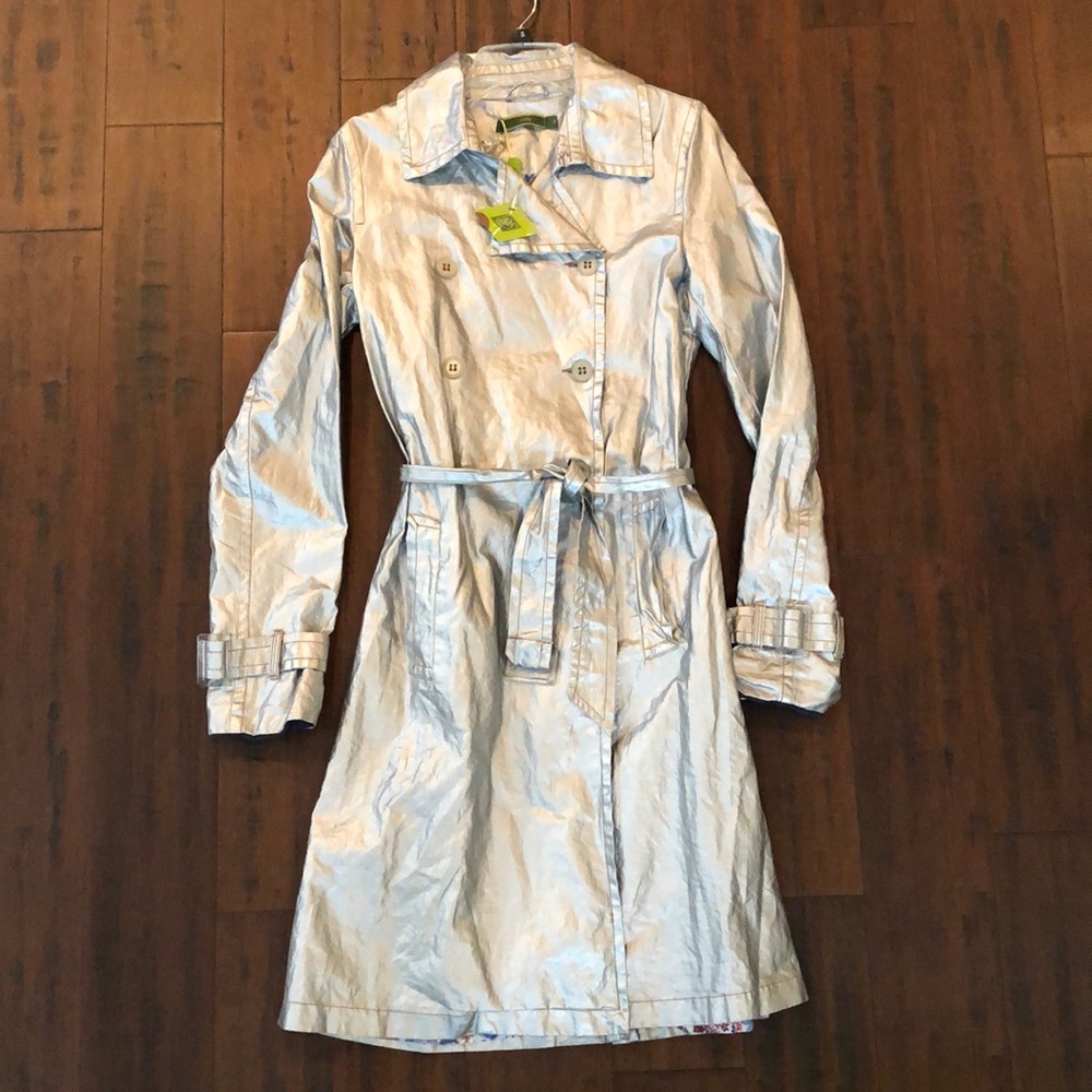 Oilily Silver trench coat